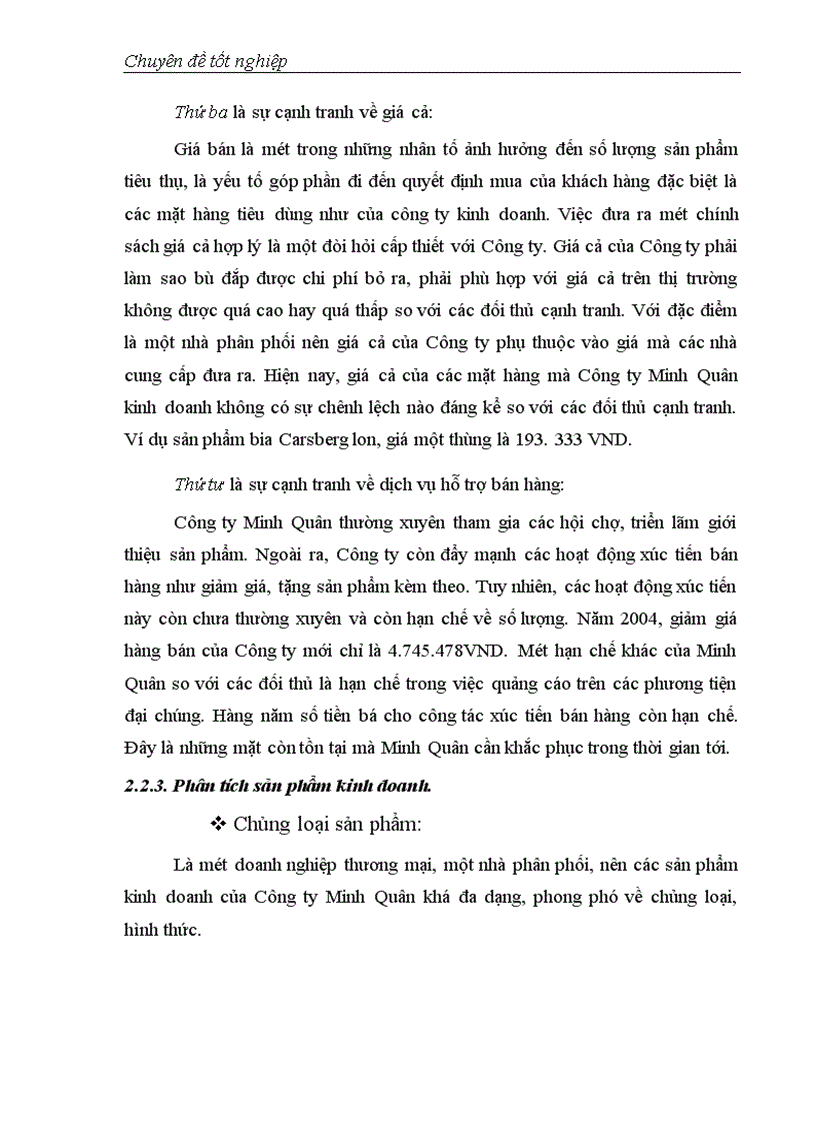 image for page Giải pháp Marketing thúc đẩy hoạt động kinh doanh của Công ty công nghệ phẩm Minh Quân 1