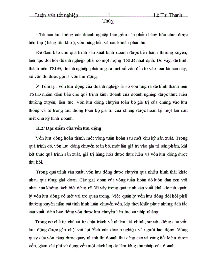 image for page Vốn lưu động và hiệu quả sử dụng vốn lưu động tại Công ty Cổ phần Thiết bị thương mại 1