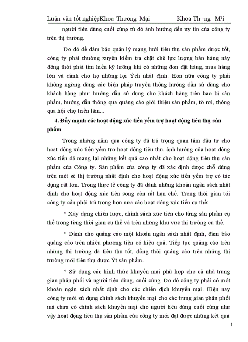 image for page Một số biện pháp đẩy mạnh hoạt động tiêu thụ sản phẩm ở công ty thực phẩm miền Bắc 1