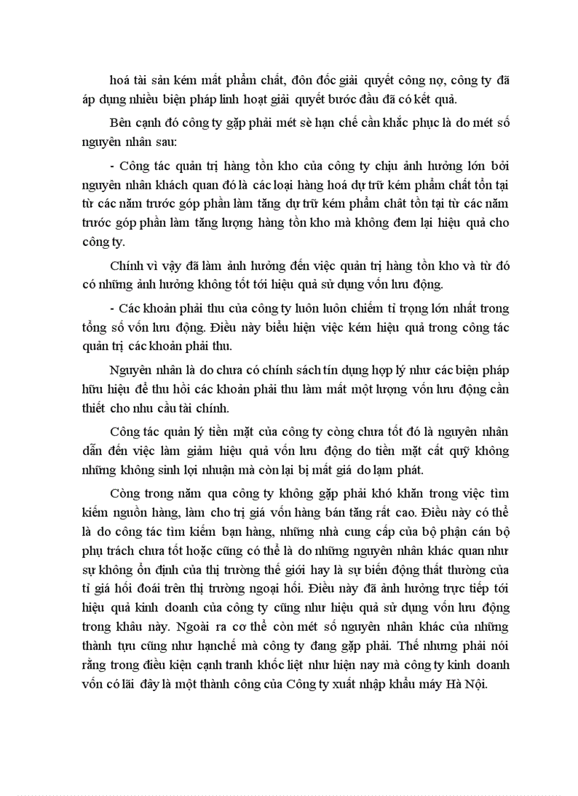 image for page Các biện pháp nhằm nâng cao hiệu quả sử dụng vốn lưu động tại Công ty xuất nhập khẩu máy Hà Nội 1