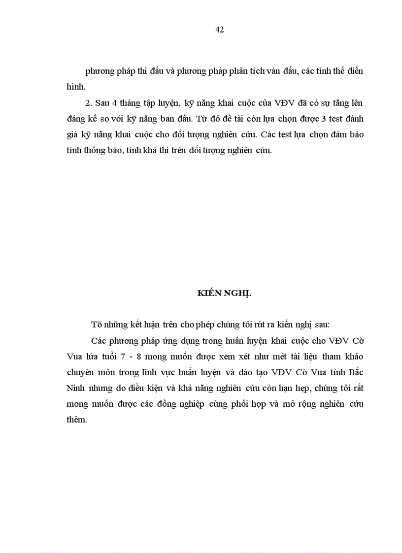 image for page ứng dụng phương pháp huấn luyện khai cuộc cho VĐV Cờ Vua lứa tuổi 7 8 tỉnh Bắc Ninh 1