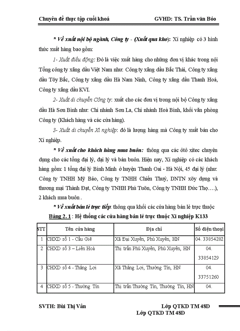 image for page Giải pháp nâng cao hiệu quả kinh doanh của Xí nghiệp xăng dầu K133