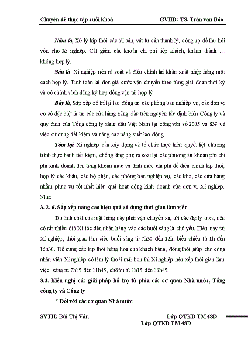 image for page Giải pháp nâng cao hiệu quả kinh doanh của Xí nghiệp xăng dầu K133