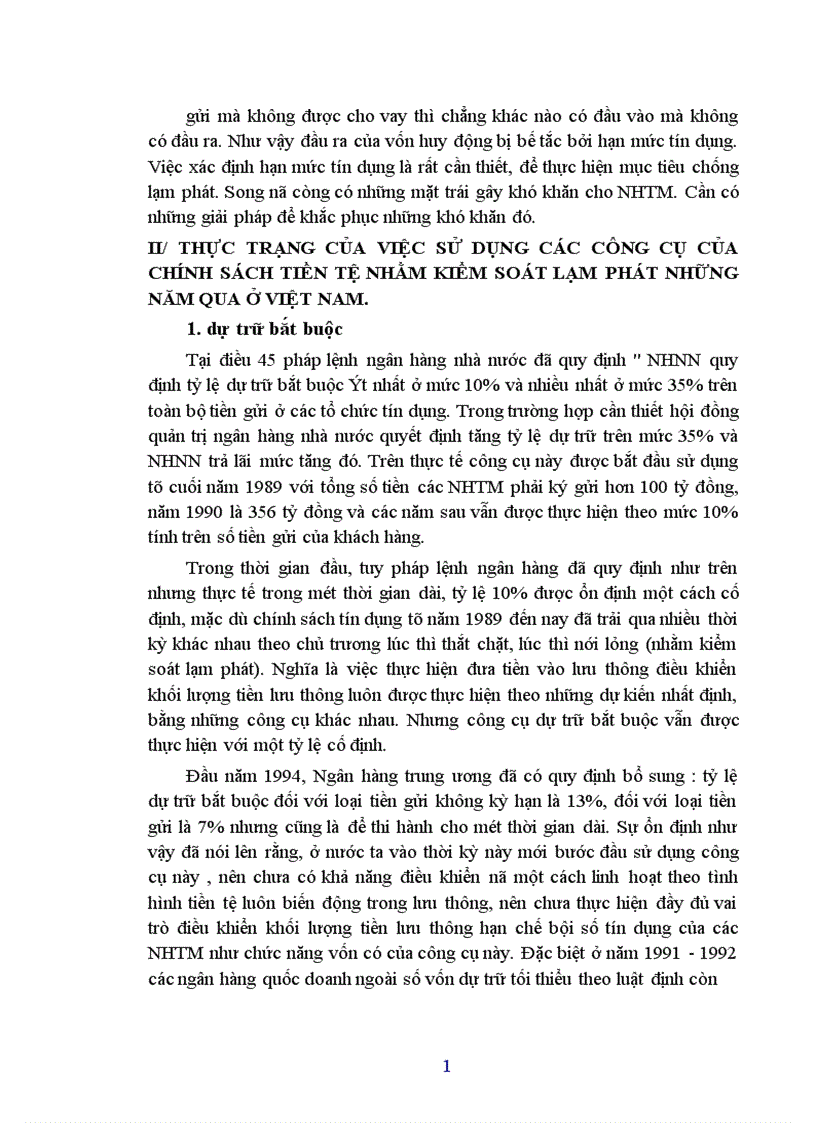 image for page Sử dụng chính sách tiền tệ nhằm kiểm soát lạm phát