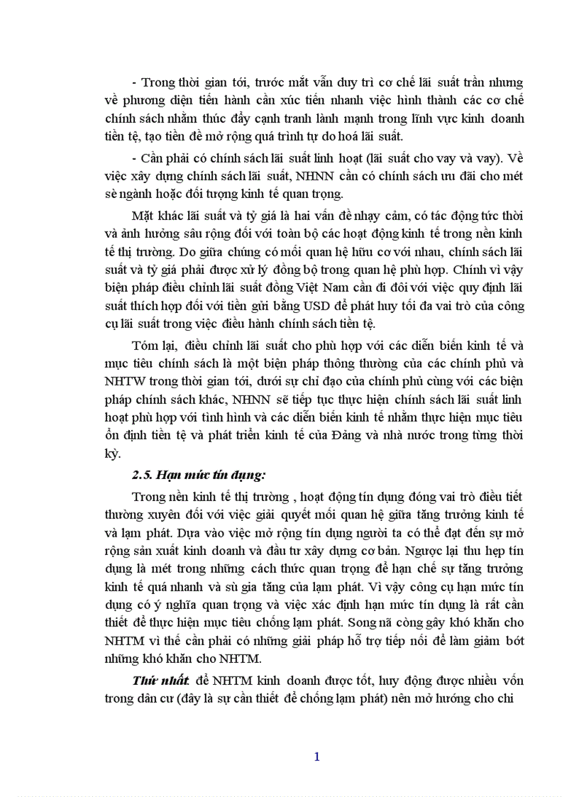 image for page Sử dụng chính sách tiền tệ nhằm kiểm soát lạm phát