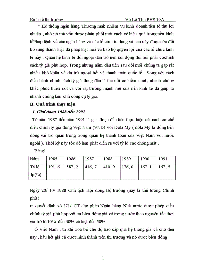image for page Chính sách tỷ giá hối đoái và những điều kiện tự do hoá tỷ giá ở Việt nam