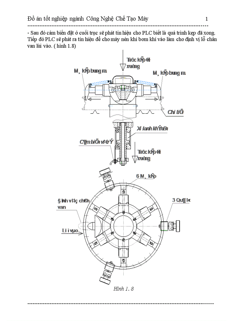 image for page Đó là máy tự động đột dập vành xe máy điều khiển bằng PLC