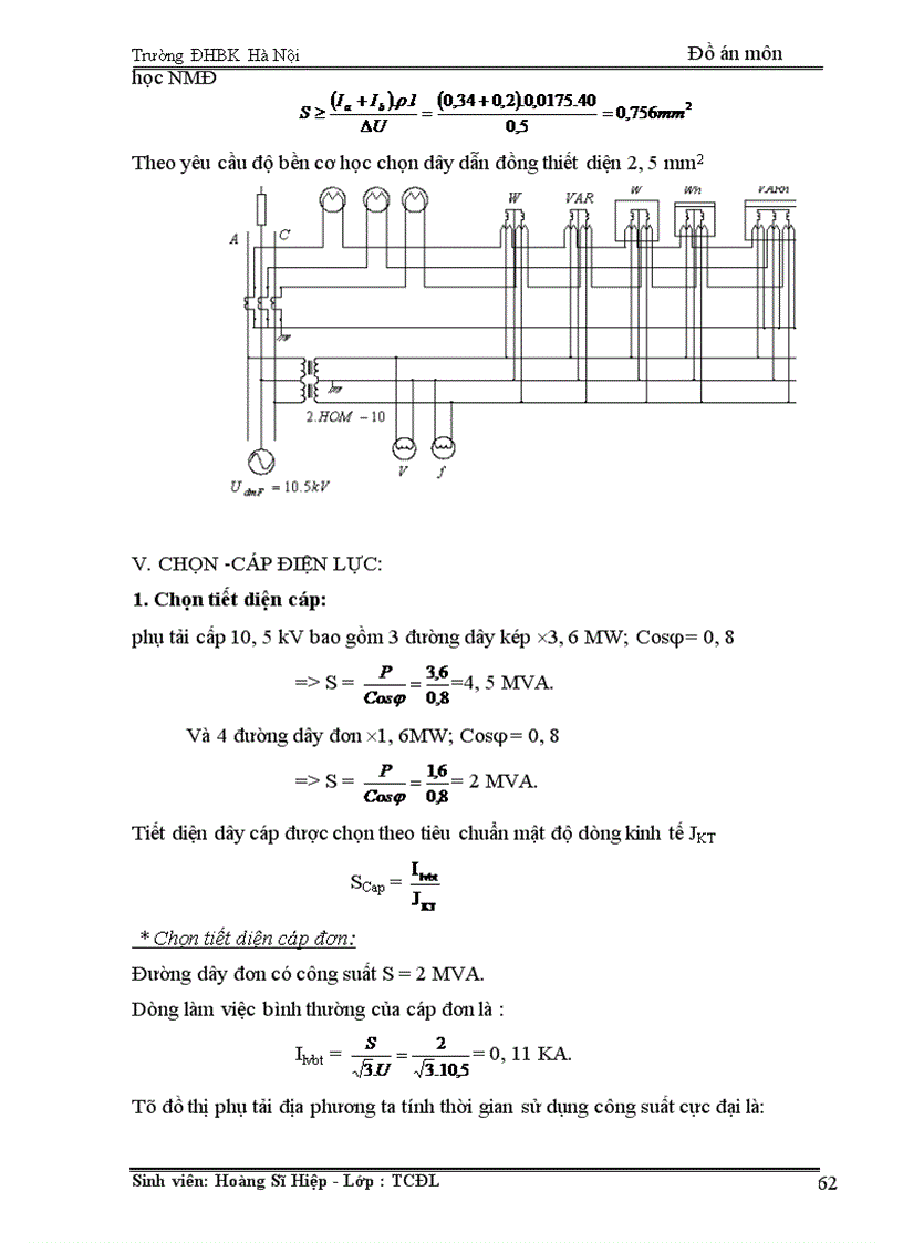 image for page Tính toán phụ tải và cân bằng công suất 1