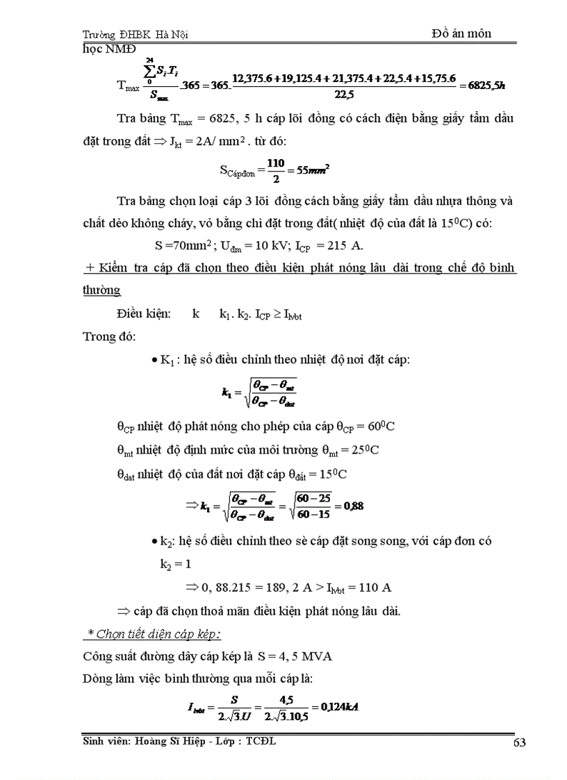 image for page Tính toán phụ tải và cân bằng công suất 1