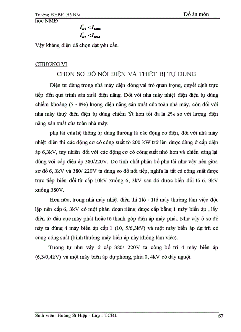 image for page Tính toán phụ tải và cân bằng công suất 1