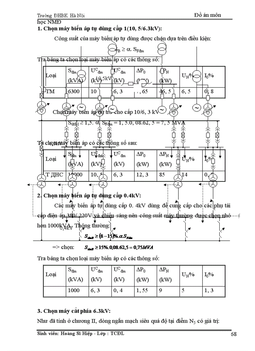 image for page Tính toán phụ tải và cân bằng công suất 1