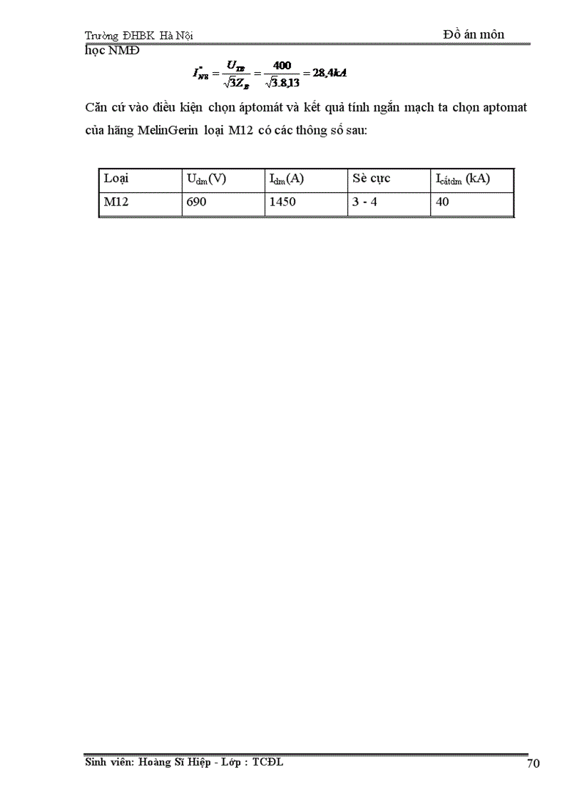 image for page Tính toán phụ tải và cân bằng công suất 1