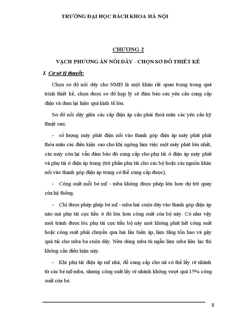 image for page Tính toán phụ tải và cân bằng công suất 1