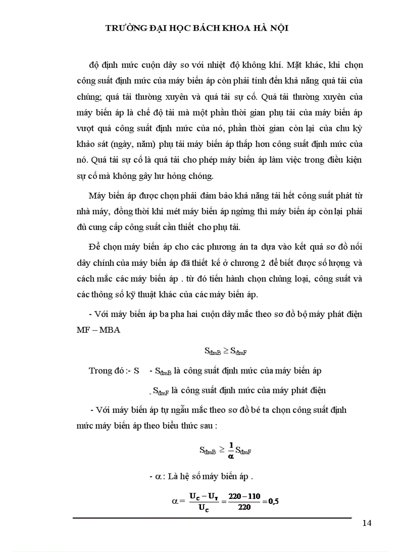 image for page Tính toán phụ tải và cân bằng công suất 1