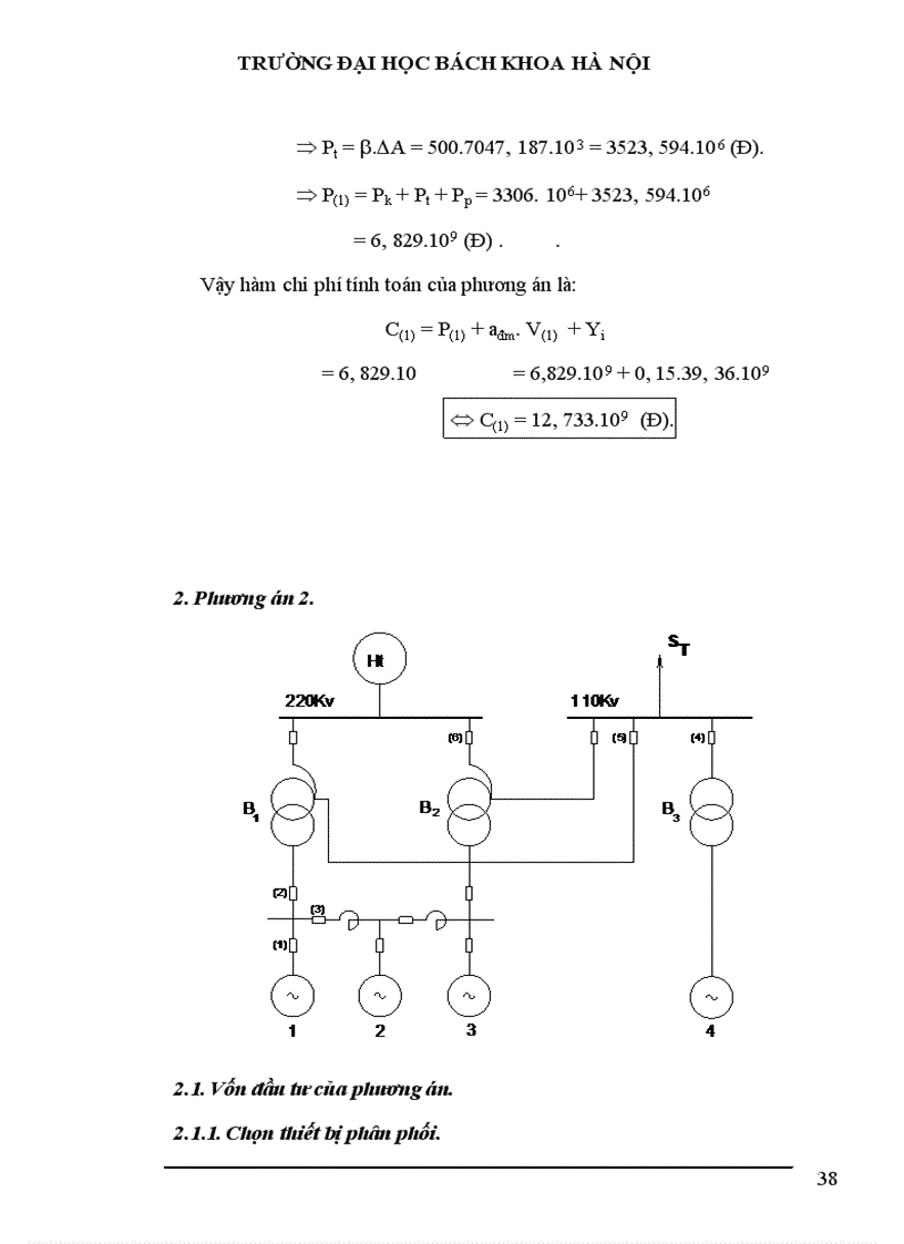 image for page Tính toán phụ tải và cân bằng công suất 1
