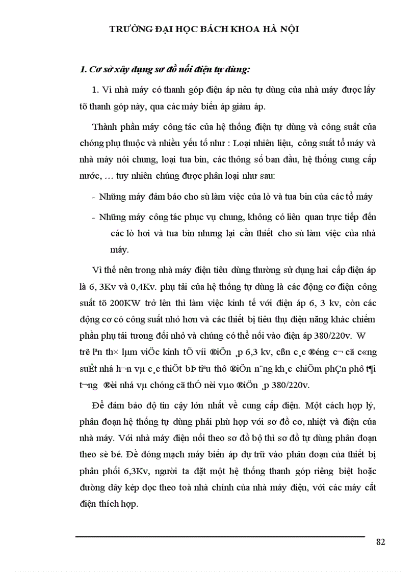 image for page Tính toán phụ tải và cân bằng công suất 1