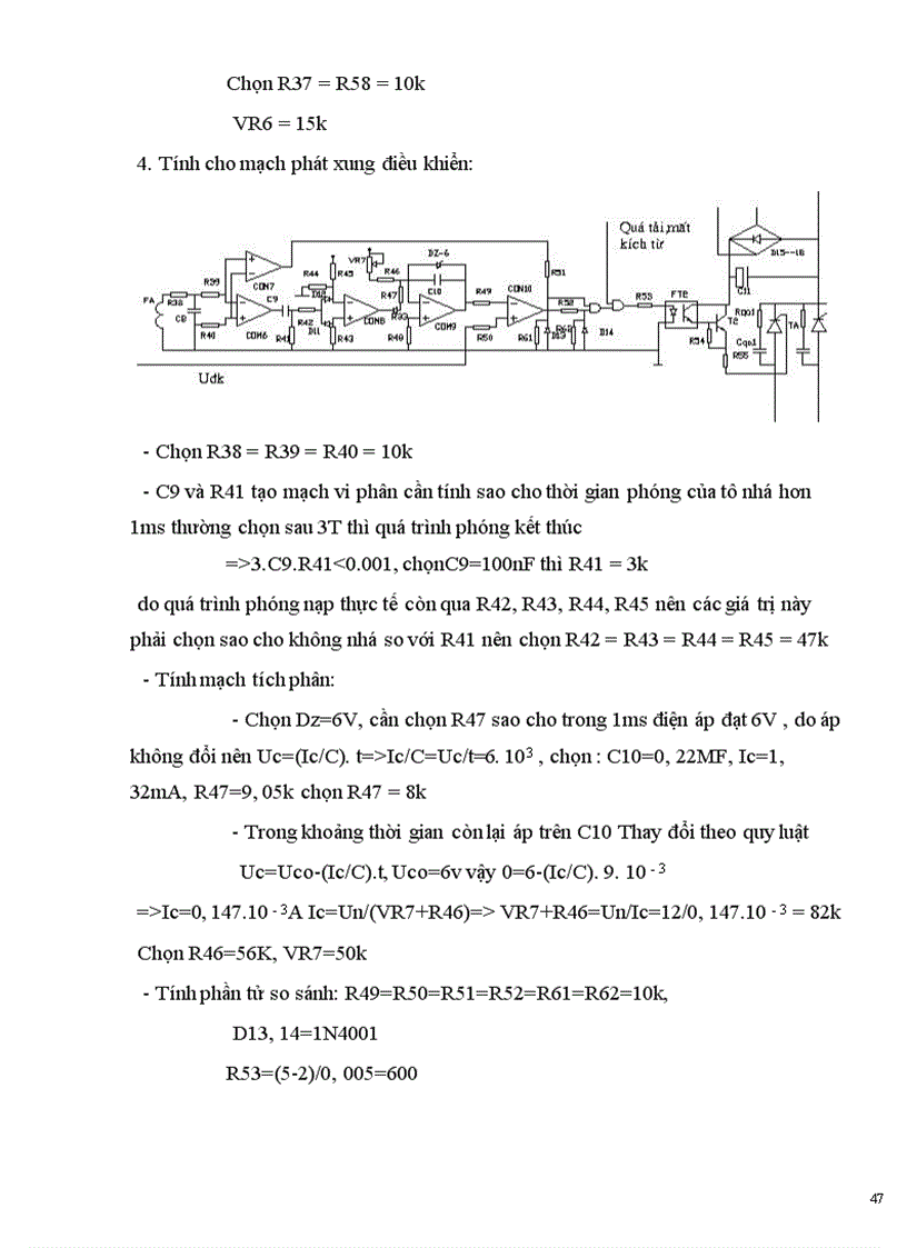 image for page Thiết kế nguồn cung cấp điện cho động cơ điện một chiều kích từ độc lập