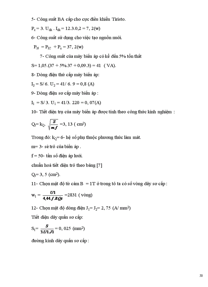 image for page Thiết kế nguồn cung cấp điện cho động cơ điện một chiều kích từ độc lập