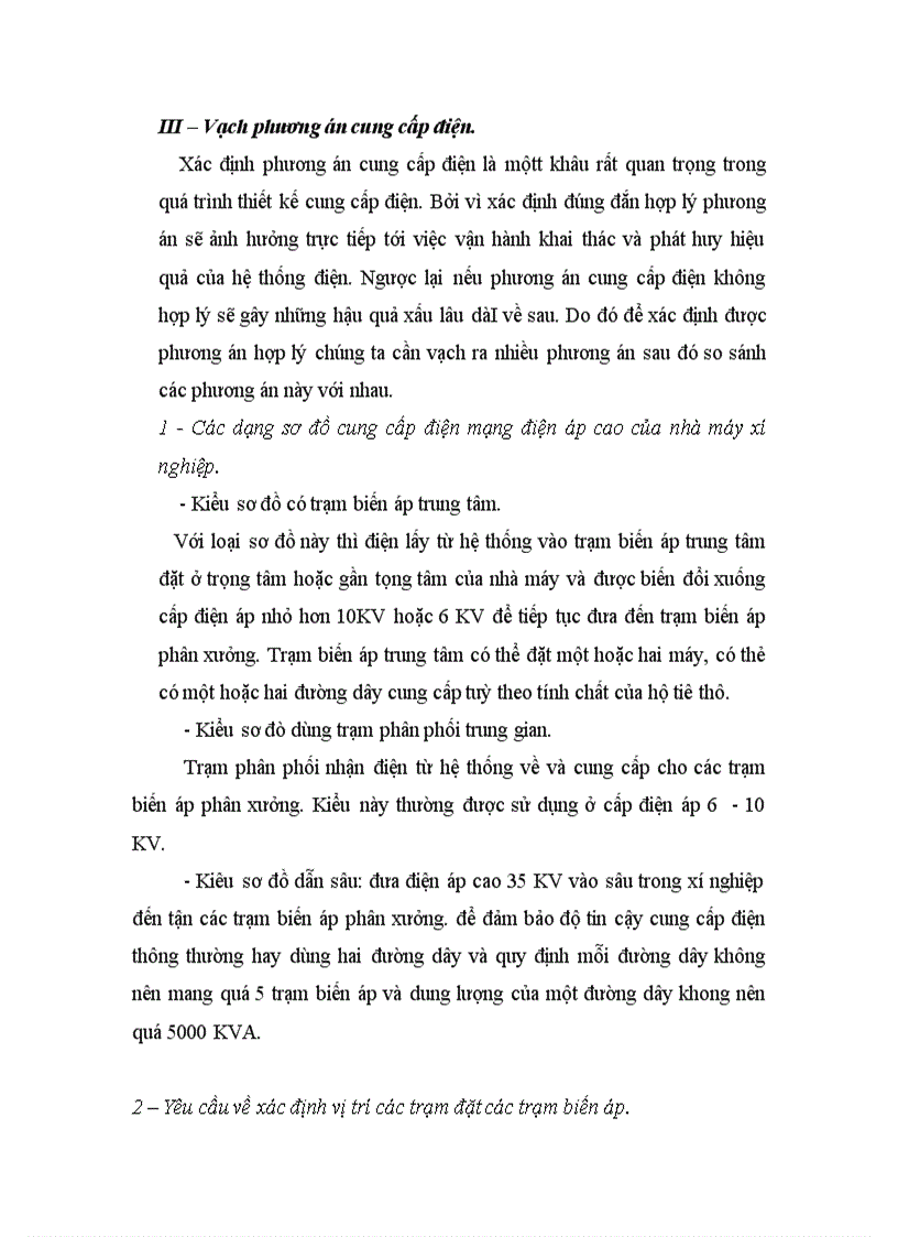 image for page Thiết kế hệ thống cung cấp điện cho nhà máy