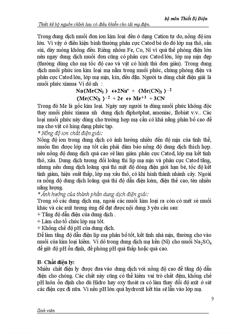 image for page Thiết kế bộ nguồn chỉnh lưu có điều khiển cho tải mạ điện