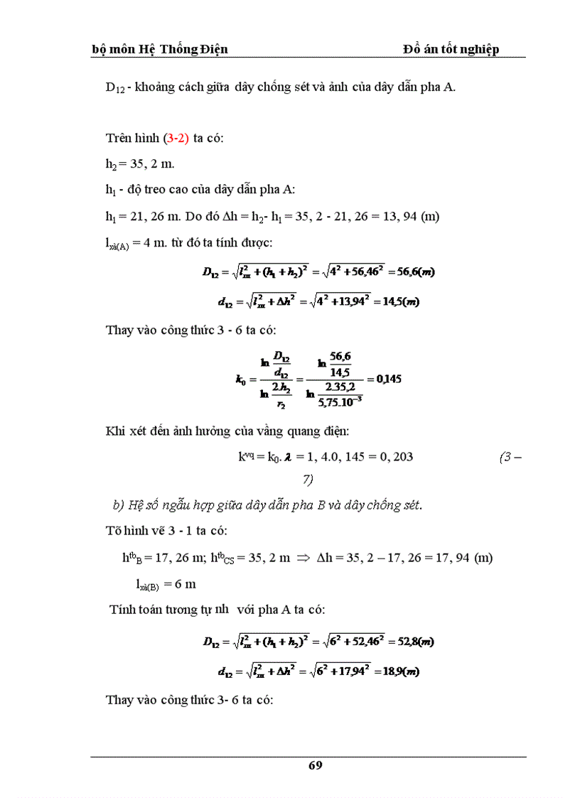 image for page Thiết kế và tính toán chống sét đánh trực tiếp cho trạm biến áp
