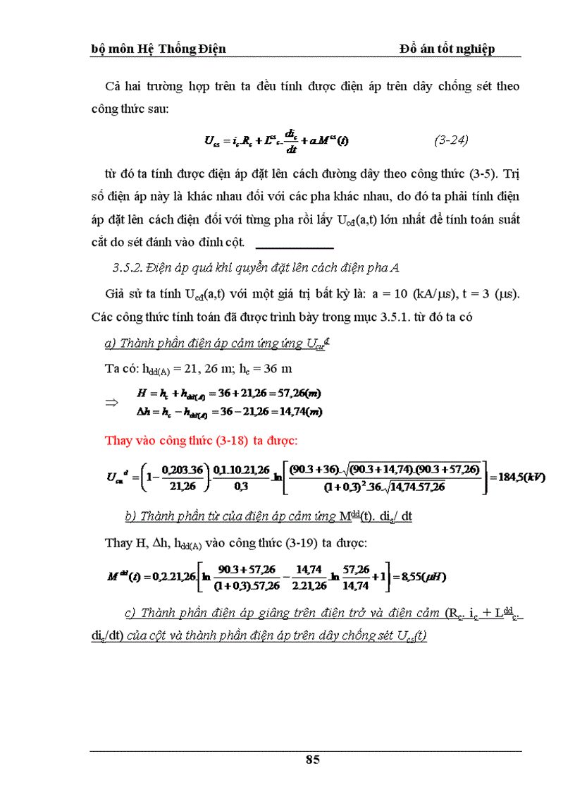 image for page Thiết kế và tính toán chống sét đánh trực tiếp cho trạm biến áp