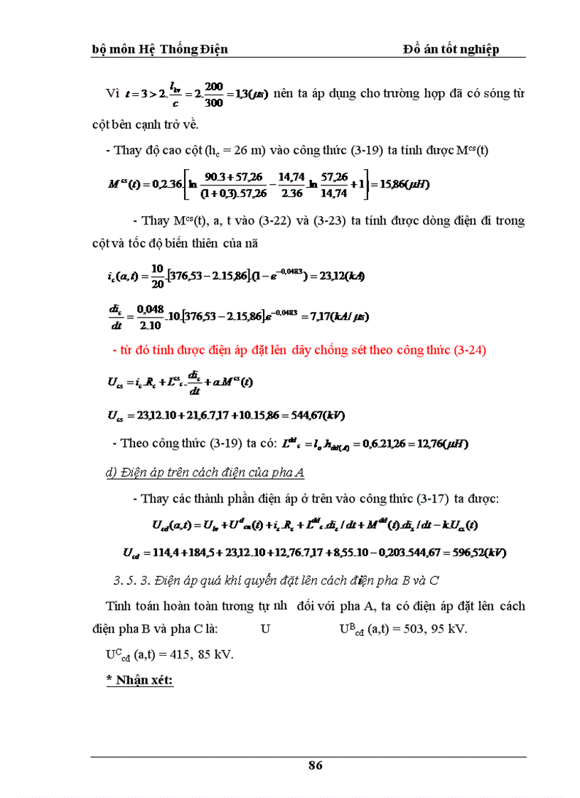 image for page Thiết kế và tính toán chống sét đánh trực tiếp cho trạm biến áp