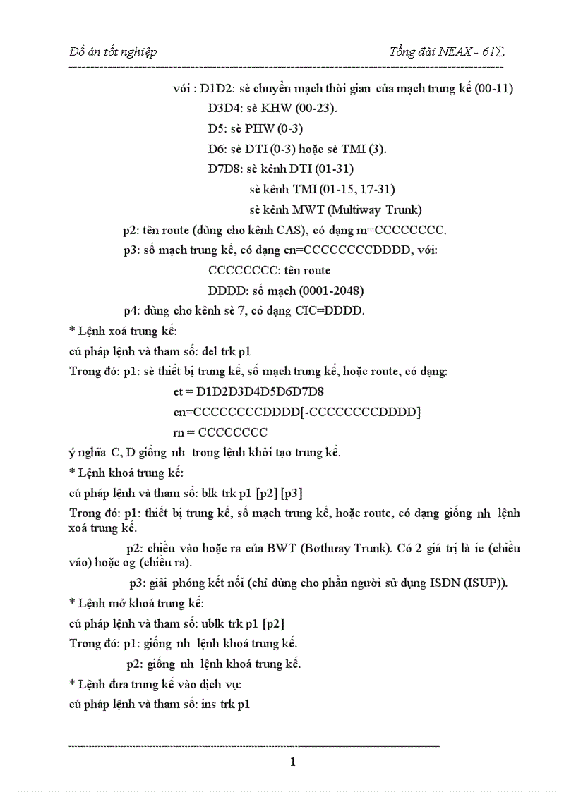 image for page hệ thống chuyển mạch của tổng đài