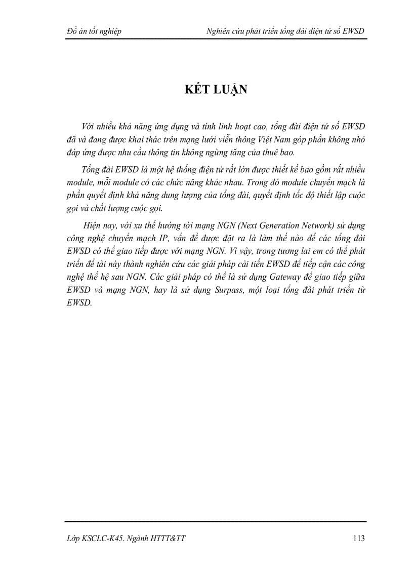 image for page Nghiên cứu phát triển tổng đài điện tử số EWSD