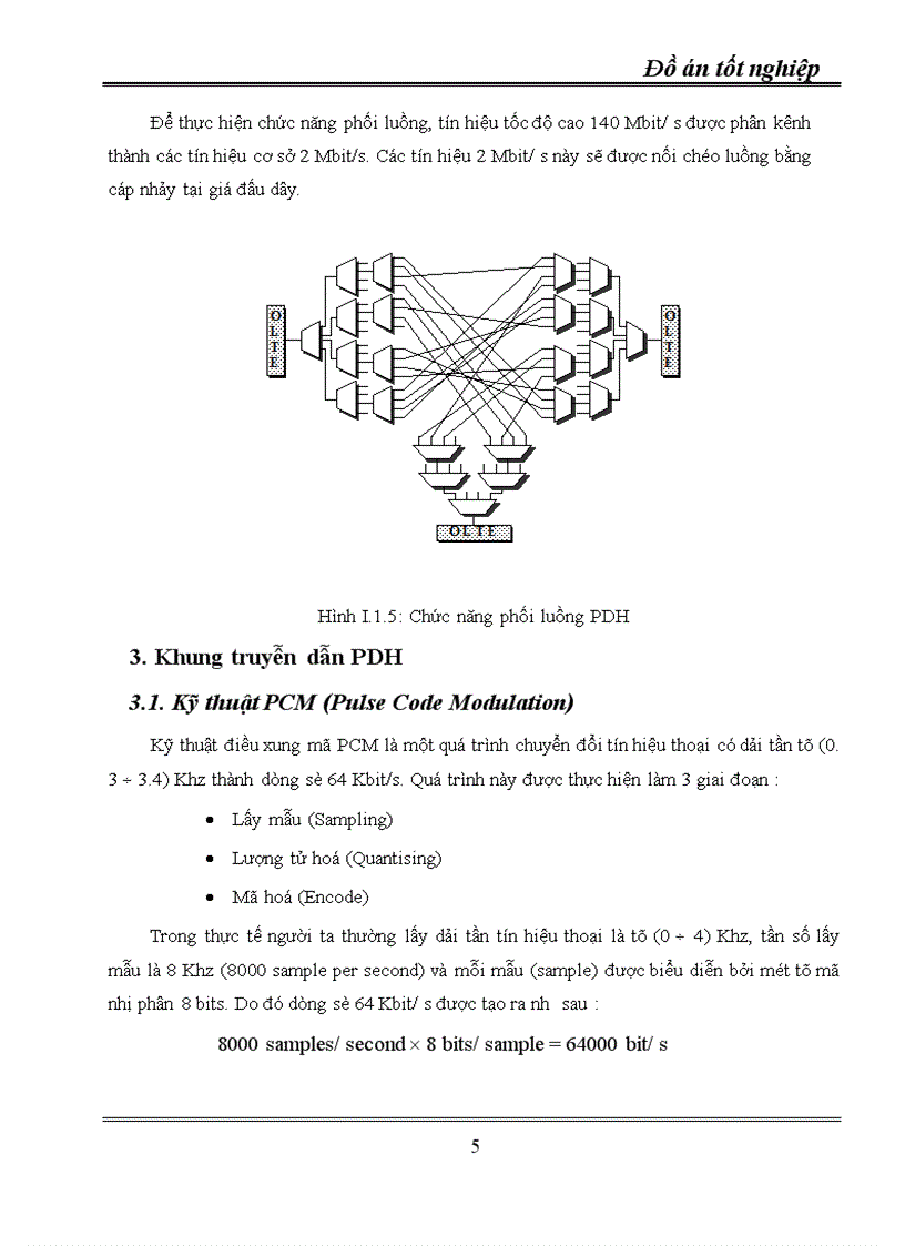 image for page Kỹ thuật truyền dẫn đồng bộ SDH ứng dụng kỹ thuật truyền dẫn SDH vào mạng cáp quang Hà Nội 1