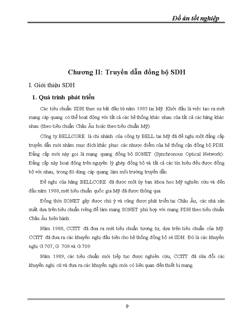 image for page Kỹ thuật truyền dẫn đồng bộ SDH ứng dụng kỹ thuật truyền dẫn SDH vào mạng cáp quang Hà Nội 1