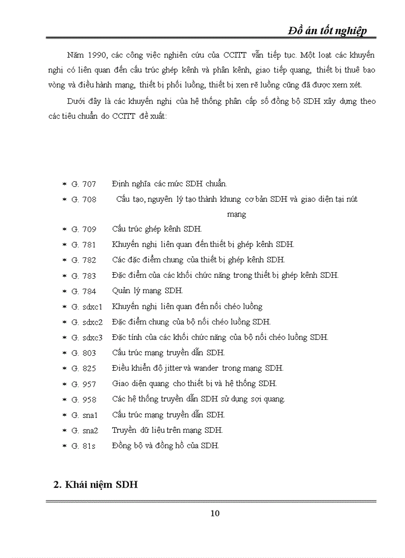 image for page Kỹ thuật truyền dẫn đồng bộ SDH ứng dụng kỹ thuật truyền dẫn SDH vào mạng cáp quang Hà Nội 1