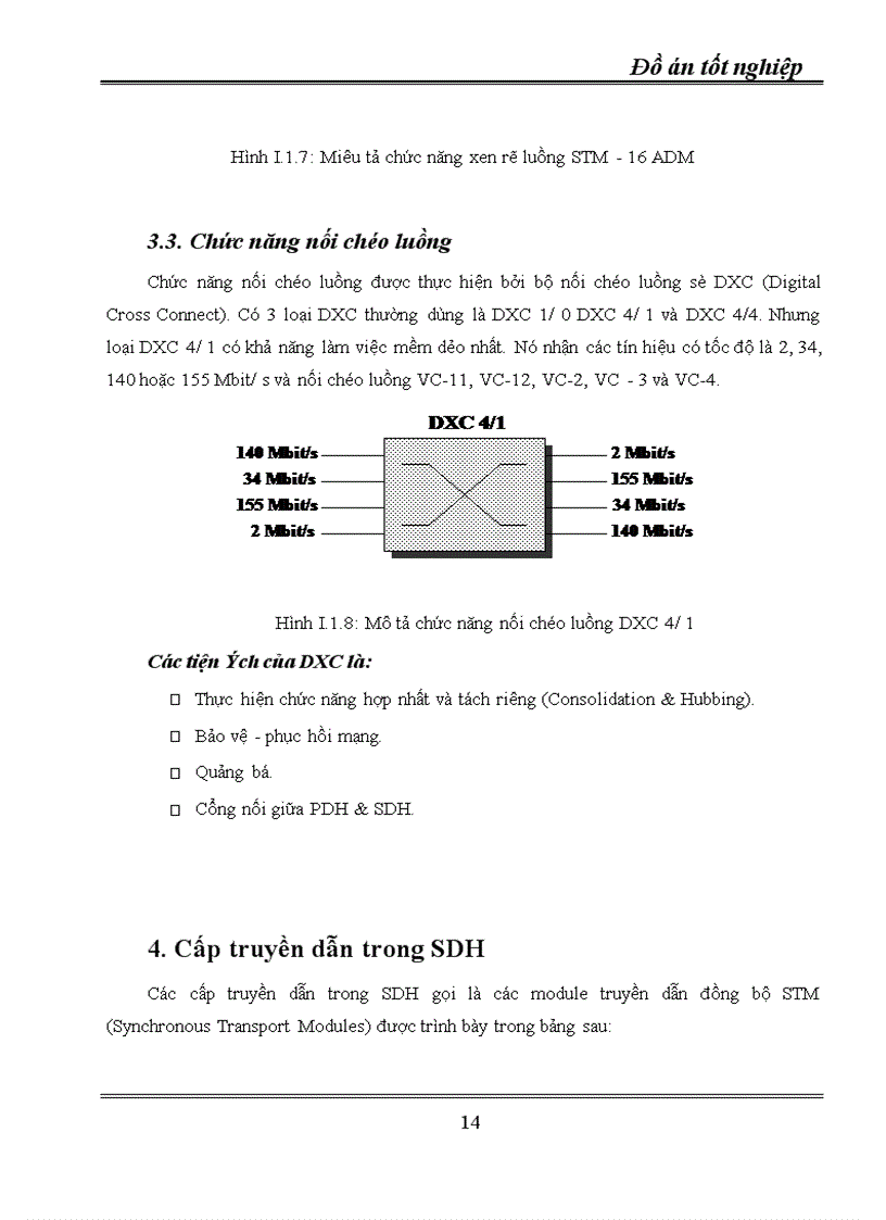 image for page Kỹ thuật truyền dẫn đồng bộ SDH ứng dụng kỹ thuật truyền dẫn SDH vào mạng cáp quang Hà Nội 1