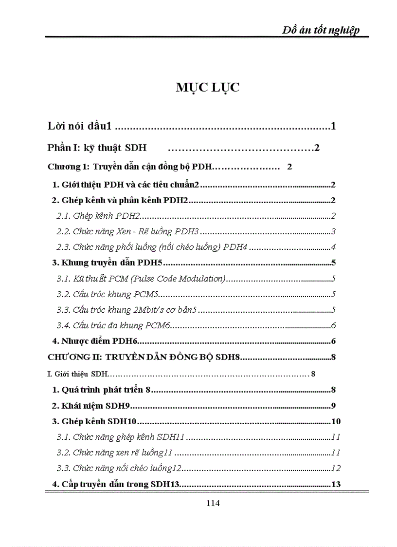 image for page Kỹ thuật truyền dẫn đồng bộ SDH ứng dụng kỹ thuật truyền dẫn SDH vào mạng cáp quang Hà Nội 1