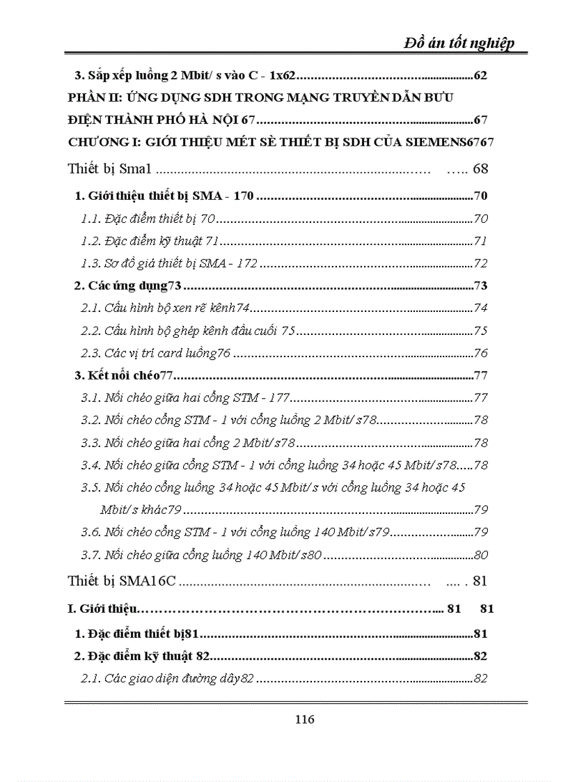 image for page Kỹ thuật truyền dẫn đồng bộ SDH ứng dụng kỹ thuật truyền dẫn SDH vào mạng cáp quang Hà Nội 1