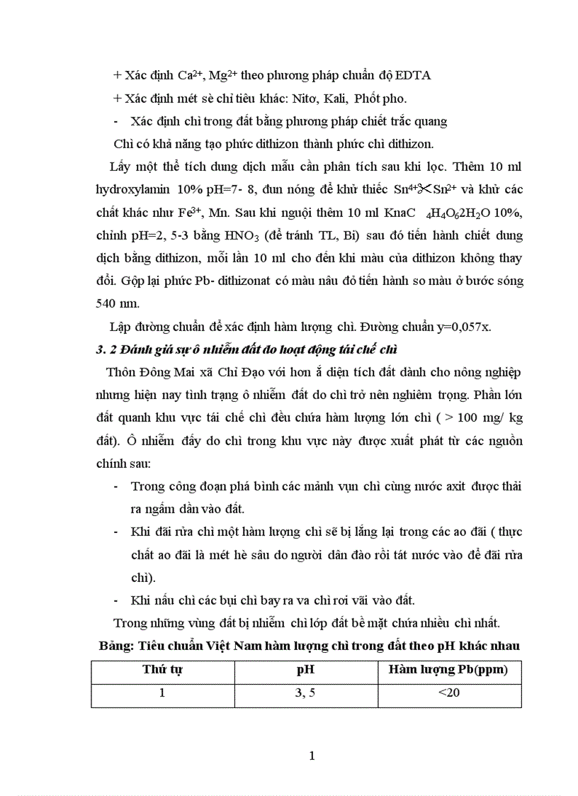 image for page Vấn đề ô nhiễm kim loại nặng chỉ trong đất