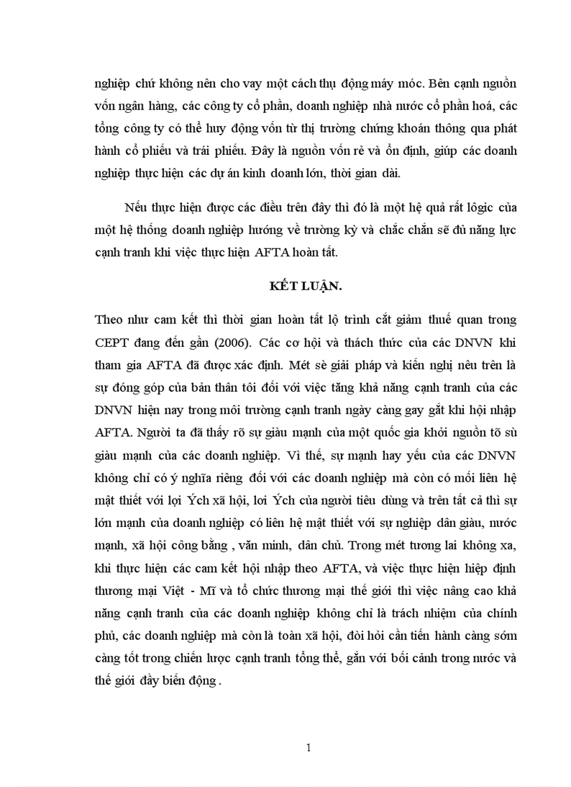 image for page năng cao khả năng cạnh tranh của các doanh nghiệp việt nam trong tiến trình hội nhập AFTA