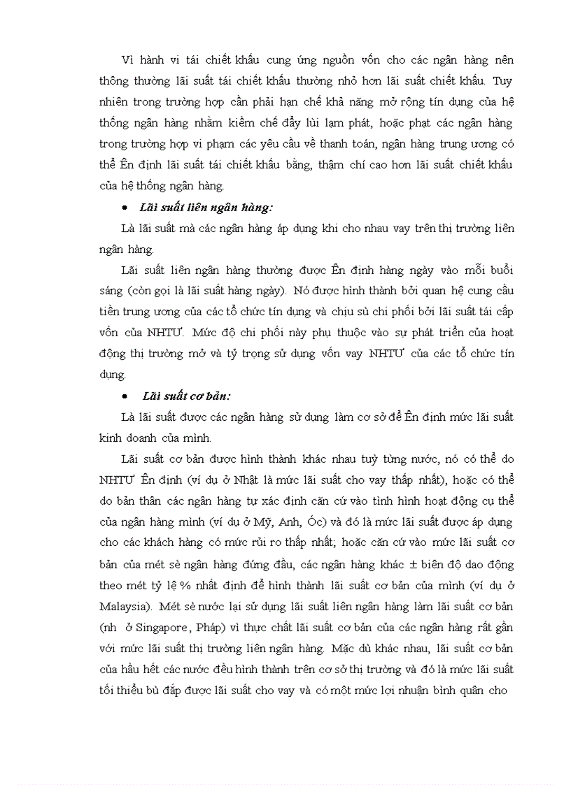 image for page Lãi suất và vấn đề Tự do hoá lãi suất ở Việt Nam