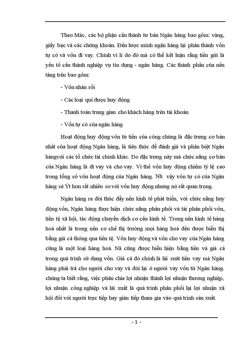 image for page Ngân hàng với chức năng huy động vốn trong quá trình CNH HĐH đất nước