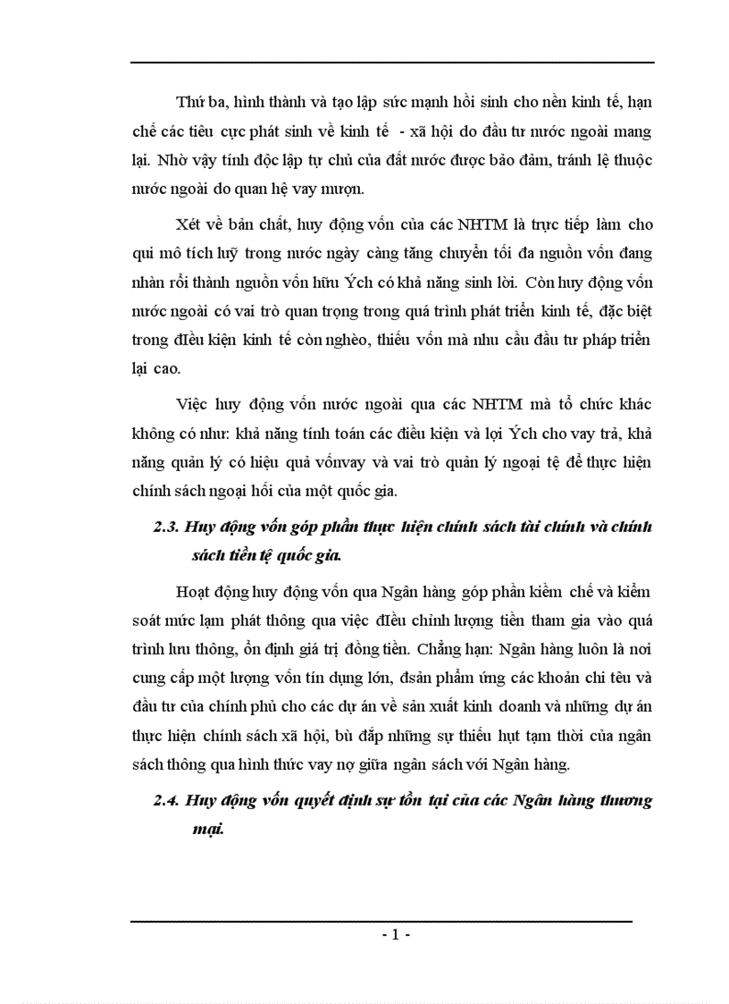 image for page Ngân hàng với chức năng huy động vốn trong quá trình CNH HĐH đất nước