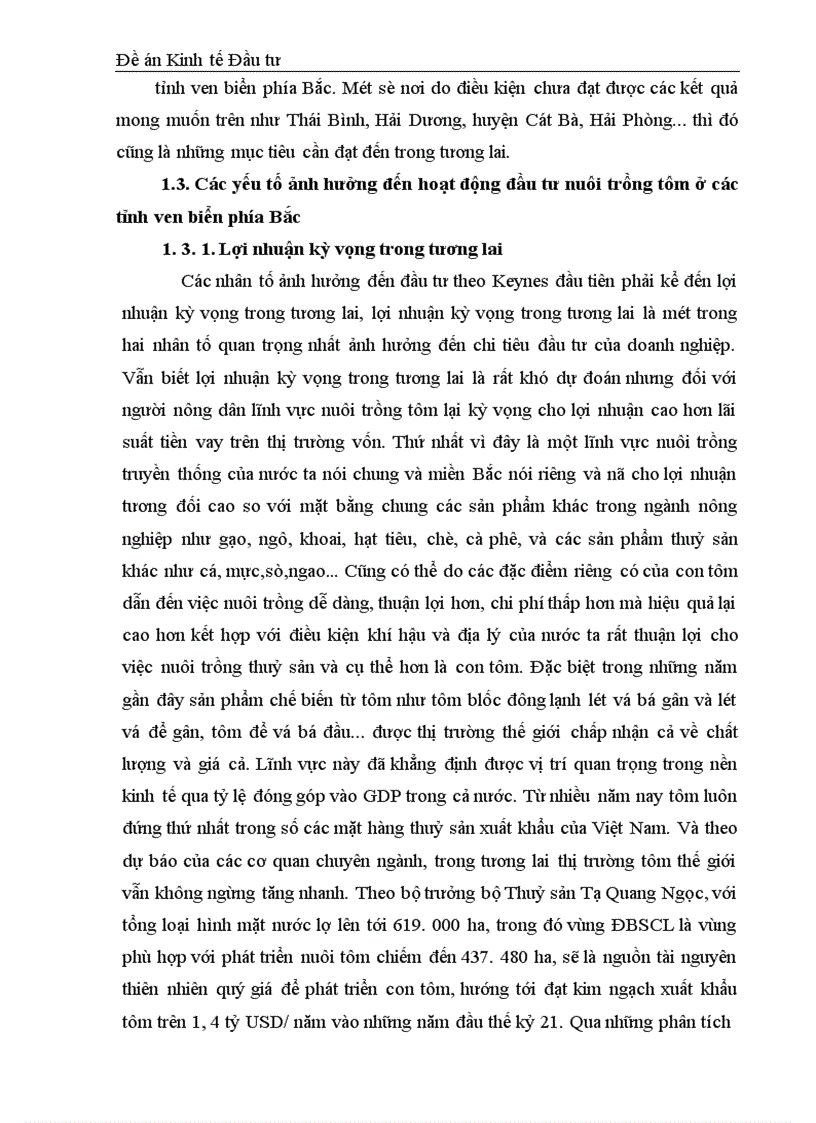 image for page Đầu tư phát triển lĩnh vực nuôi tôm ở các tỉnh ven biển phía Bắc