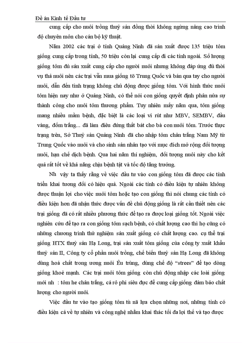 image for page Đầu tư phát triển lĩnh vực nuôi tôm ở các tỉnh ven biển phía Bắc