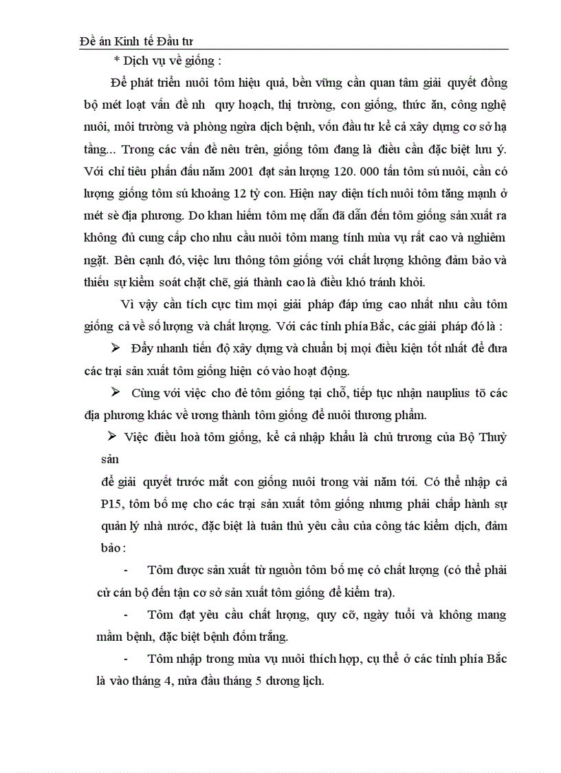image for page Đầu tư phát triển lĩnh vực nuôi tôm ở các tỉnh ven biển phía Bắc