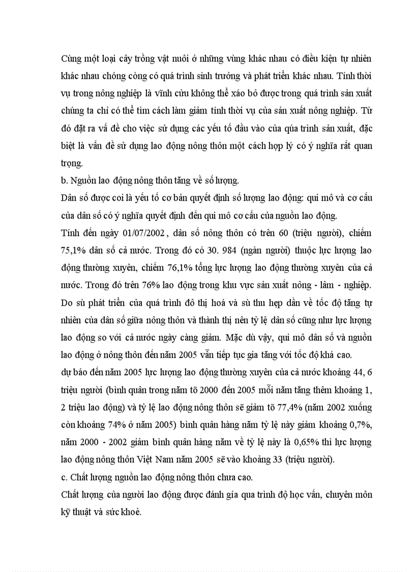 image for page Thực trạng và một số giải pháp sử dụng nguồn lao động nông thôn nước ta hiện nay