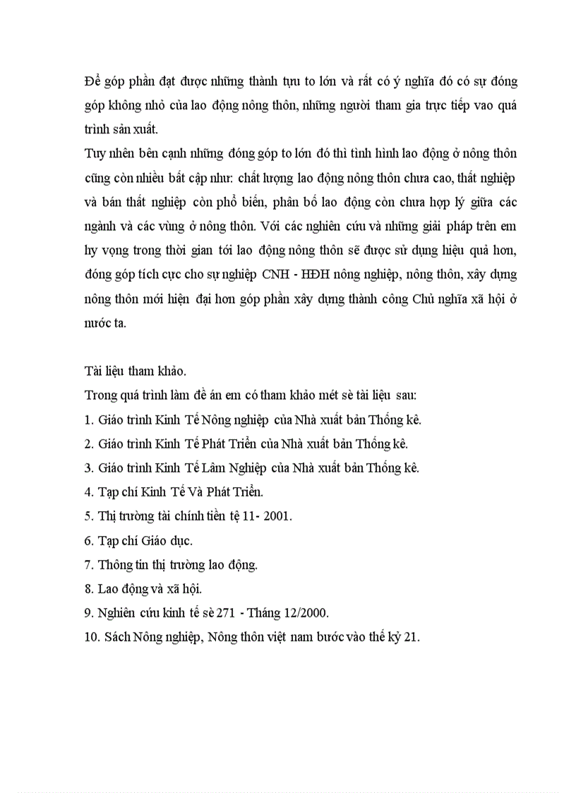 image for page Thực trạng và một số giải pháp sử dụng nguồn lao động nông thôn nước ta hiện nay