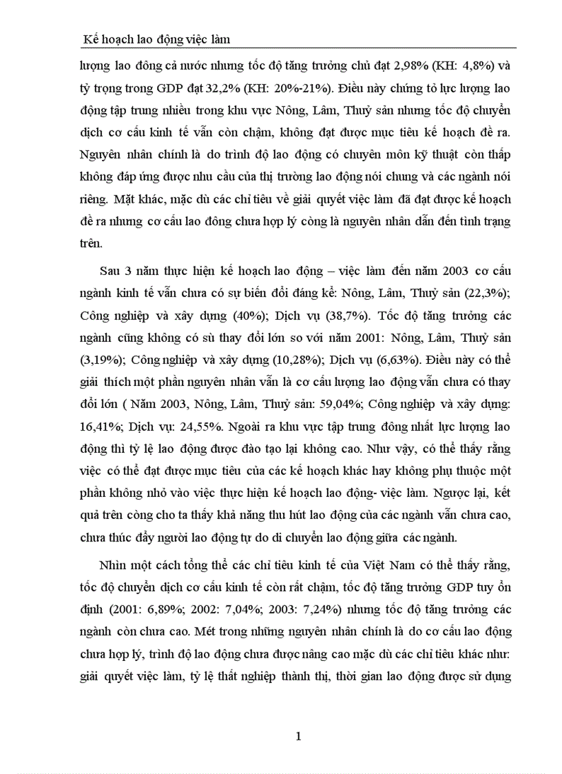 image for page Kế hoạch lao động việc làm