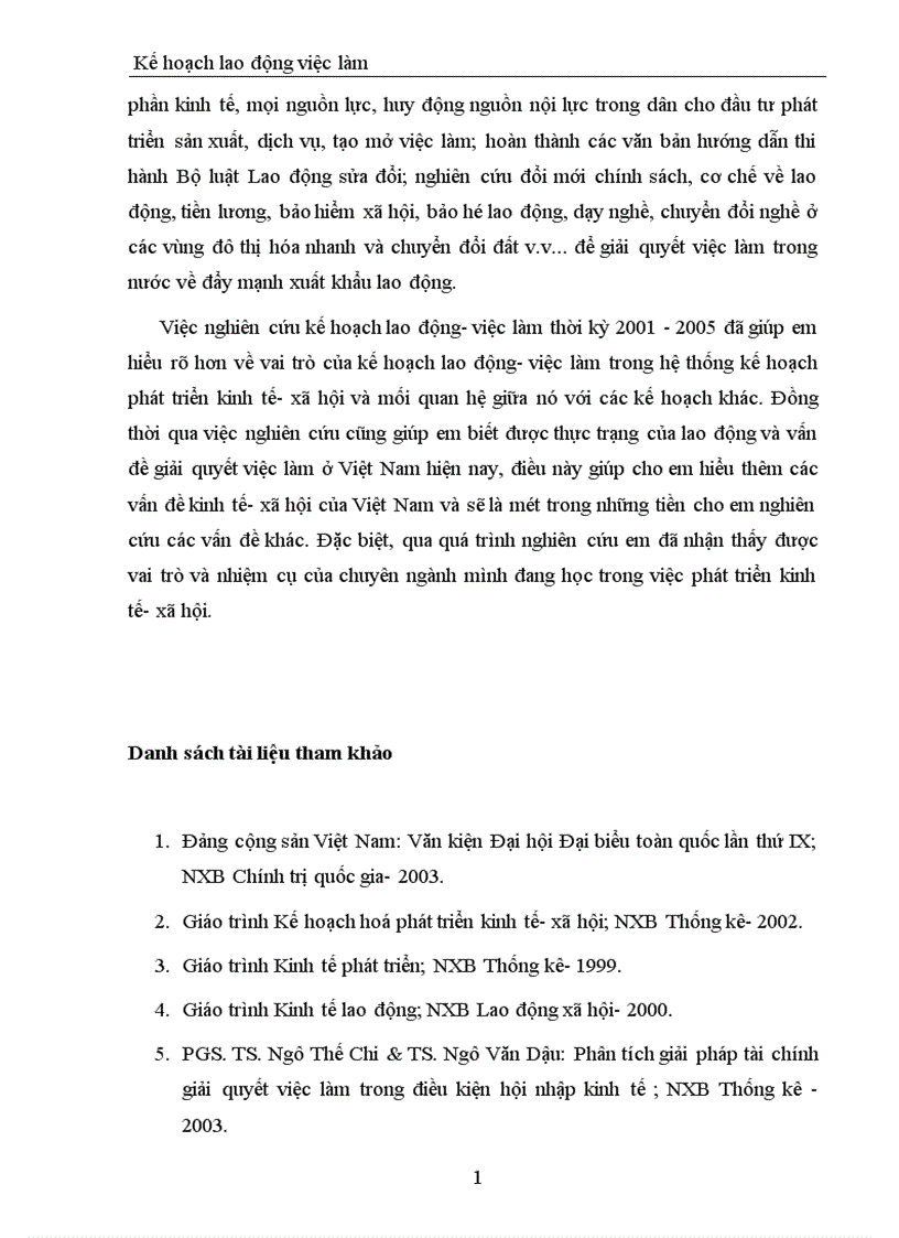 image for page Kế hoạch lao động việc làm