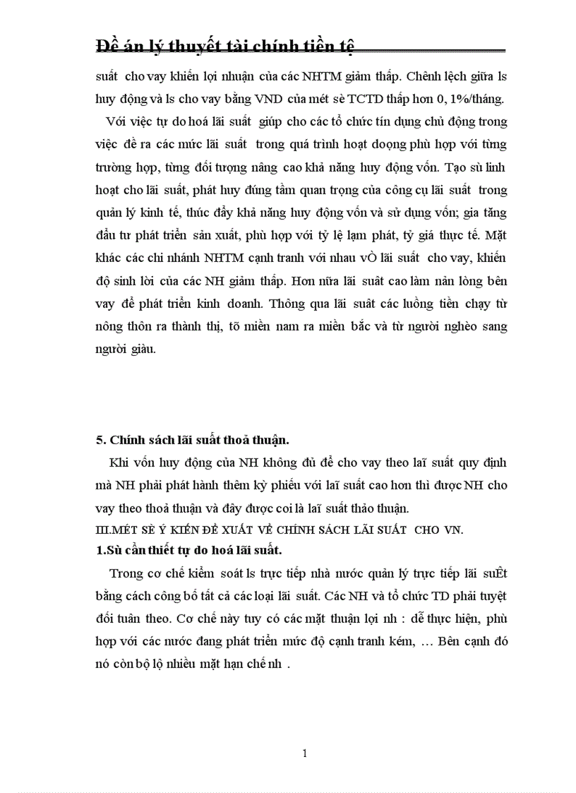 image for page Đề án lý thuyết tài chính tiền tệ