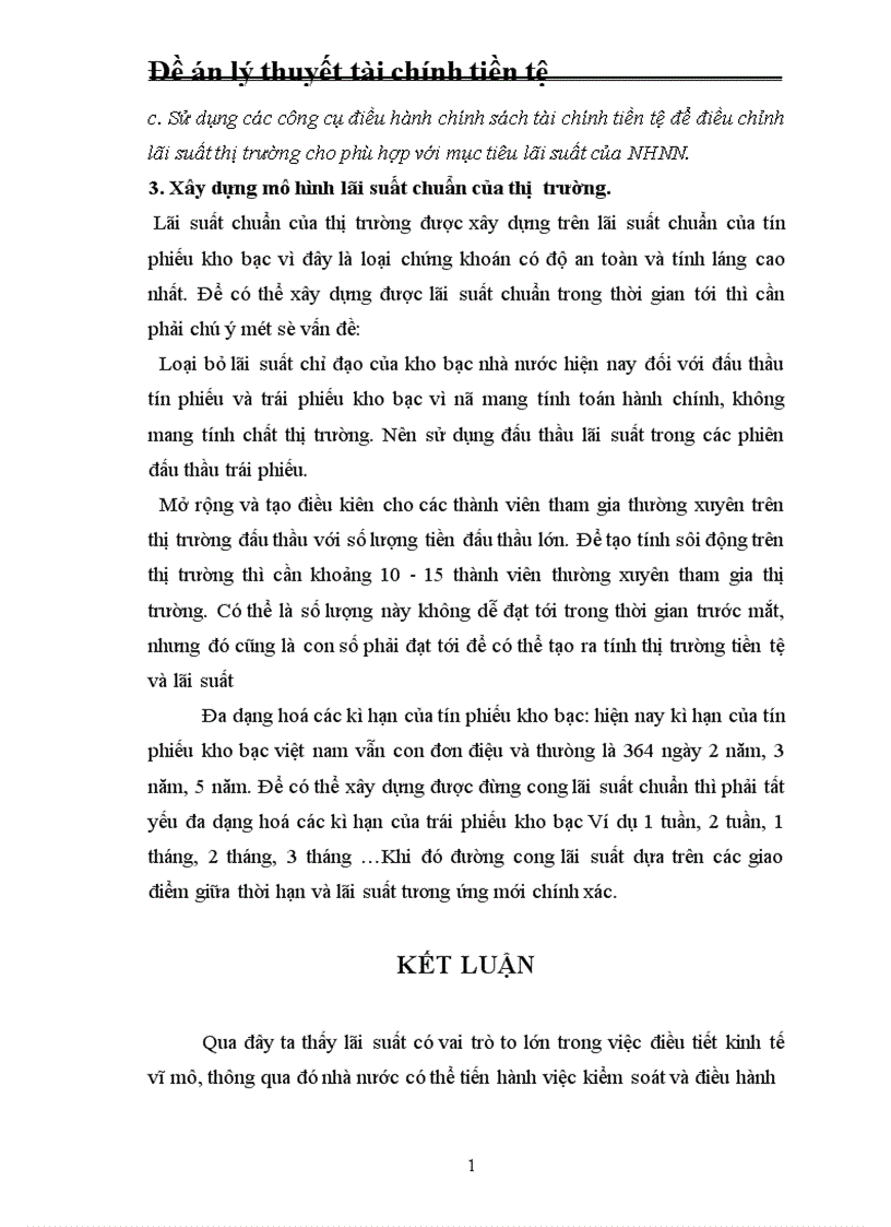 image for page Đề án lý thuyết tài chính tiền tệ