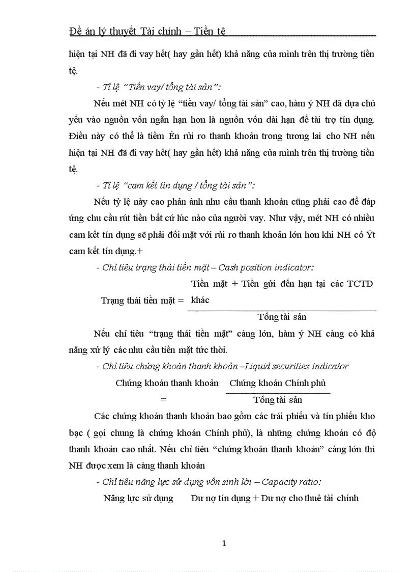 image for page Rủi ro thanh khoản và quản lý thanh khoản trong các Ngân hàng thương mại